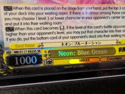 Weiss Schwarz Foil Goddess of Victory Nikke NIK/S117-E023S SR - Neon: Blue Ocean - Image 2