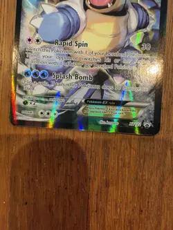 Pokemon TCG Blastoise EX XY122 Black Star Promo - NM standard size card - Image 2