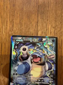 Pokemon TCG Blastoise EX XY122 Black Star Promo - NM standard size card - Image 3