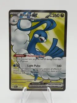 Pokemon TCG Altaria EX Full Art Ultra Rare Holo Card Paradox Rift 232/182 - Image 1