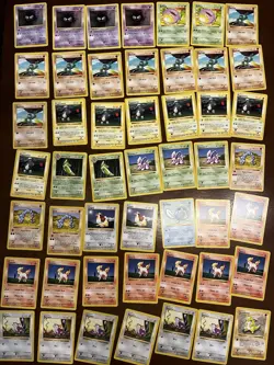 Pokemon Card Lot WOTC Vintage Base Shadowless 300+ Cards & Box READ DESCRIPTION - Image 5