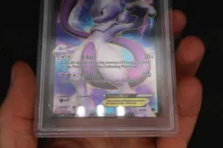 Mewtwo EX 98/99 Next Destinies B&W 2012 Pokemon Card Full Art Holo MINT PSA 9 - Image 4