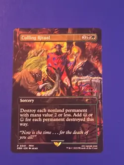MTG Final Fantasy - Culling Ritual - Limited Promo Card - Image 1