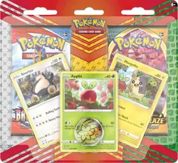 Pokemon TCG: Snorlax, Morpeko & Applin Cards with 2 Blister Packs & Coin 820650809842 - Image 1
