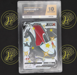 Charizard V 079/073 Champion’s Path Secret Rare Pokemon Card GEM MINT ACE 10 - Image 1