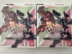 2x Bandai Gundam Card Game Clan Unity Starter Deck ST06 TCG NO EXTRA PACK - Image 1