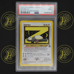 Snorlax #49 Black Star Promo Pokemon League 2002 Pokemon Trading Card MINT PSA 9 - Image 1