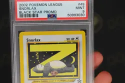 Snorlax #49 Black Star Promo Pokemon League 2002 Pokemon Trading Card MINT PSA 9 - Image 3
