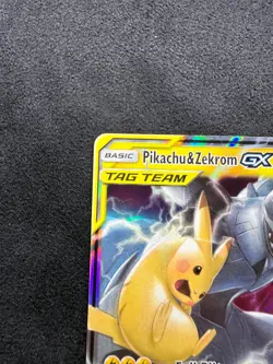 Pokemon Pikachu & Zekrom Tag Team GX Ultra Rare Card 33/181 NM/M - Image 3
