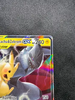 Pokemon Pikachu & Zekrom Tag Team GX Ultra Rare Card 33/181 NM/M - Image 4