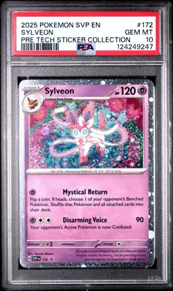 PSA 10 SYLVEON 172 | Tech Sticker SVP Graded Pokemon Card - Image 1