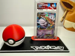 Pokemon Mega Mewtwo EX TCG Breakthrough Holo Card 63/162 ACE 10 - Image 2