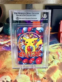 Mewtwo Joker BGS 8 Pokemon Televi-kun Poker Playing Card 1998 Japanese - Image 2