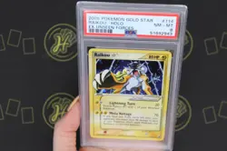 Raikou Gold Star 114/115 EX Unseen Forces 2005 Pokemon TCG Card Holo NM-MT PSA 8 - Image 3