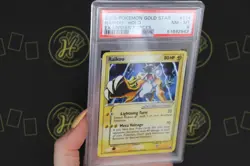 Raikou Gold Star 114/115 EX Unseen Forces 2005 Pokemon TCG Card Holo NM-MT PSA 8 - Image 4