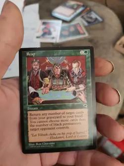 MTG Magic:the Gathering card: Reap - Image 2