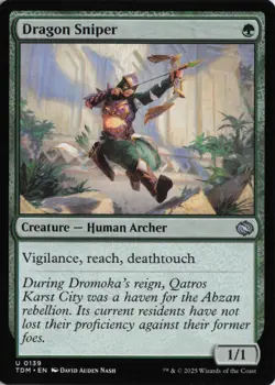 Dragon Sniper, #139, TDM, Reg, U - NM - Image 1