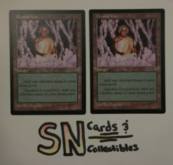 2x Crystal Vein (Mirage)! NM/M Free Shipping! 3 Sets Available - Image 1