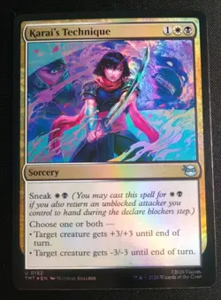 MTG TMNT - Karai's Technique - Foil - Image 1