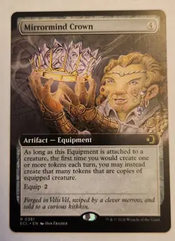Mirrormind Crown (Extended Art) Lorwyn Eclipsed Regular Rare NM+ - Image 1