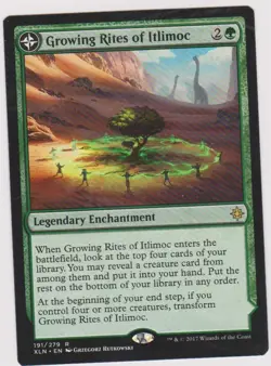 GROWING RITES OF ITLIMOC/ ITLIMOC, CRADLE OF THE SUN L.C MTG MAGIC N-MINT NEW - Image 1