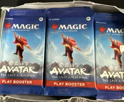 Play Booster Box Avatar: The Last Airbender TLA MTG See Photo Box Has Damage - Image 4