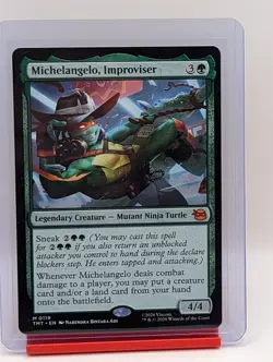 Michelangelo, Improviser #119 Magic Teenage Mutant Ninja Turtles Regular - Image 1
