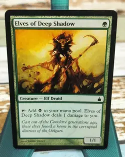 MTG Elves of Deep Shadow Ravnica 161/306 Regular Common LP - Image 1