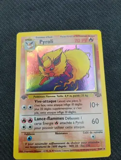 Pyroli 3/64 Holo Jungle edition 1 Carte Pokemon Fr - Image 4