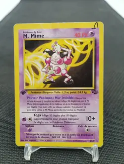 Carte Pokemon M. MIME 22/64 EDITION 1 ED1 Jungle VF FR - Image 1