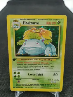 Florizarre 15/102 Set de Base Ed1 Carte Pokemon Fr - Image 1