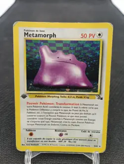 Metamorph 3/62 Fossile Holo Ed1 Carte Pokemon Fr - Image 1