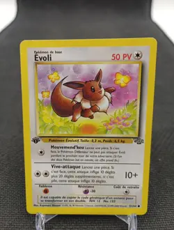 Evoli 51/64 Jungle Ed1 Carte Pokemon Fr - Image 1