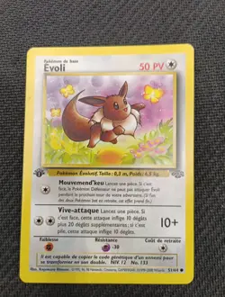 Evoli 51/64 Jungle Ed1 Carte Pokemon Fr - Image 3