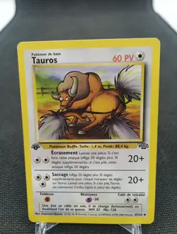 Tauros 47/64 Jungle Ed1 Carte Pokemon Fr tbe - Image 1