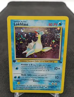 Lokhlass 10/62 Fossile Ed1 Holo Carte Pokemon Fr - Image 1
