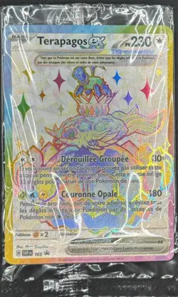 CARTE POKEMON TERAPAGOS EX SVP165 🇫🇷 FR 🇫🇷 PROMO ECARLATE ET VIOLET - Image 1