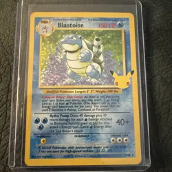 Pokemon TCG Blastoise Celebrations: Classic Collection 2/102 Near Mint - Image 1