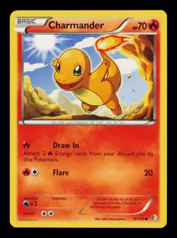 Pokemon Card Charmander 18/149 BW Boundaries Crossed Common LP 2012 - Image 1