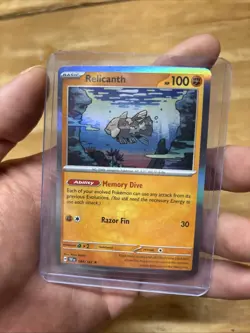 Relicanth Rare Reverse Holo Pokemon TCG Temporal Forces 84/162 - Image 1