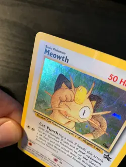 Carte Pokemon : Miaouss / Meowth Promo GB Black Star Wizards Anglaise (Exclus) - Image 2