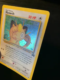 Carte Pokemon : Miaouss / Meowth Promo GB Black Star Wizards Anglaise (Exclus) - Image 4