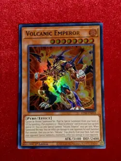 Yu-Gi-Oh! - Volcanic Emperor - LD10-EN018 - Ultra Rare - 1st Edition - Unplayed - Image 1