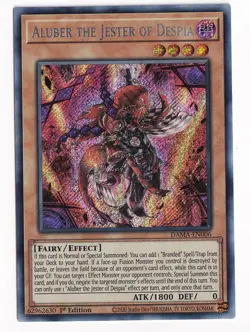 Aluber the Jester of Despia DAMA-EN006 Dawn of Majesty 1st Edition - Image 1