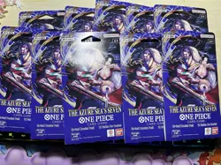 One Piece TCG The Azure Sea’s Seven OP-14 Sleeved Booster Pack Lot Of 10 Sealed - Image 1