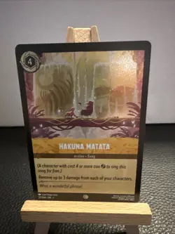 Disney Lorcana The First Chapter Hakuna Matata 27/204 Foil NM - Image 1
