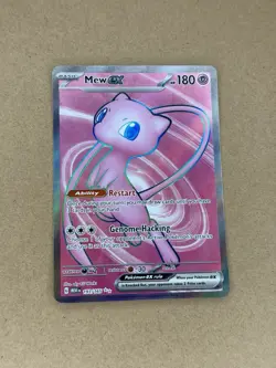 Mew ex Full Art NM 193/165 Scarlet & Violet 151 Pokemon Card - Image 1