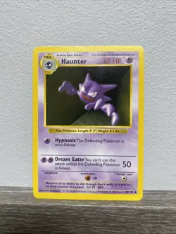 Haunter 29/102 Base Set Shadowless – NM – Vintage Pokemon TCG Card WOTC 1999 - Image 1