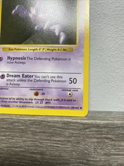 Haunter 29/102 Base Set Shadowless – NM – Vintage Pokemon TCG Card WOTC 1999 - Image 4