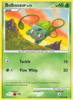Pokemon Card Bulbasaur Supreme Victors Common 93/147 Near Mint - Image 1
